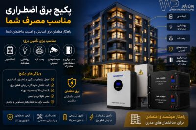 پک برق اضطراری برای آپارتمان