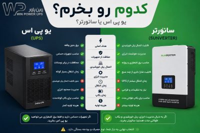 یو پی اس بهتر است یا سانورتر 
